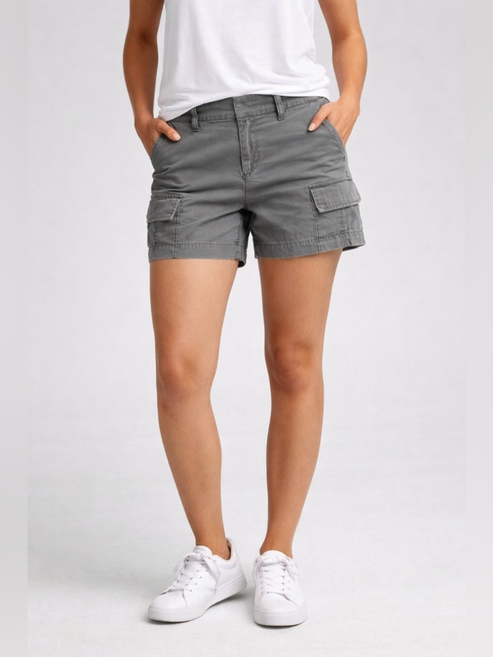 G1 Goods Cargo Shorts in Olive Gray, Size 4